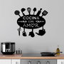 Wallity Cocina Con Amor Escultura de pared